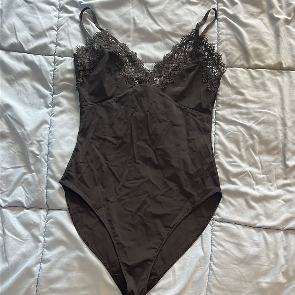 Zara Black Lace Bodysuit